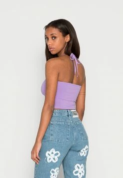 Hollister Co. BARE POINT HALTER - Top - Chalk Violet | Damen -Hollister Co Verkäufe 2022 cb52366b084e447da158795a5538e378