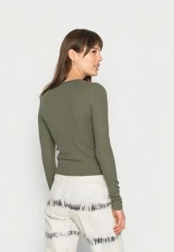 Hollister Co. ZALANDO SLIM CREW 3er Pack - Langarmshirt - Bright White/beetle/rose Brown | Damen -Hollister Co Verkäufe 2022 cc6fdbbe1a214e0f9086337c4f7c7461