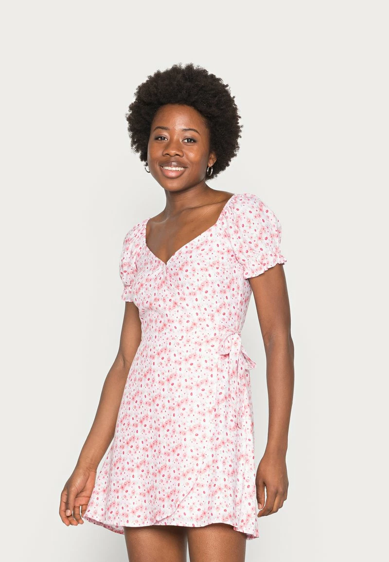 Hollister Co. BEST IS BACK WOVEN WRAP DRESS - Freizeitkleid - Pink | Damen 3 Hollister Co. BEST IS BACK WOVEN WRAP DRESS - Freizeitkleid - Pink | Damen