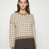 Hollister Co. LEEDLE CREW - Strickpullover - Camel | Damen -Hollister Co Verkäufe 2022 cf3d6387810841ae9266effa446c531b