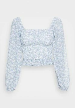 Hollister Co. Bluse - Blue/white | Damen -Hollister Co Verkäufe 2022 d0493c7cb4a34f529d44fedd30830461