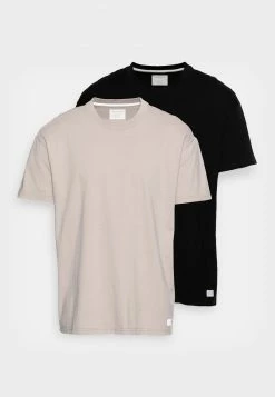 Hollister Co. CREW 2 PACK - T-Shirt Basic - Grey/black | Unisex -Hollister Co Verkäufe 2022 d063211b70fc41438fb8c8d049bf2371