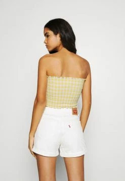 Hollister Co. REVERSIBLE TUBE - Top - Yellow Plaid | Damen -Hollister Co Verkäufe 2022 d0b48a0bc35c4c0cb13693296295913e