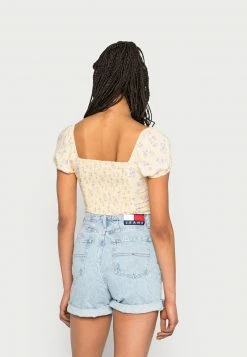 Hollister Co. CORSET - Bluse - Yellow/purple | Damen -Hollister Co Verkäufe 2022 d1287bbef9a540ceb3547264a6b2b6db