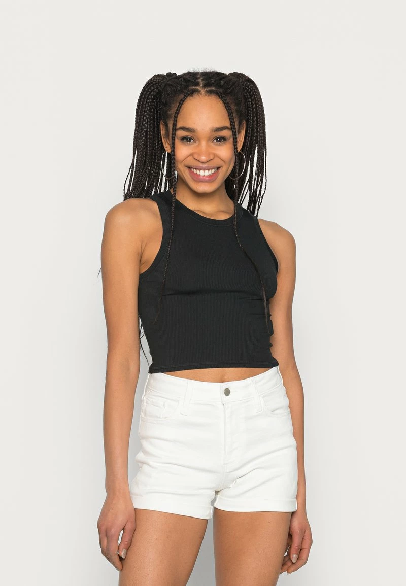 Hollister Co. BARE SEAMLESS HIGH NECK - Top - Casual Black | Damen 3 Hollister Co. BARE SEAMLESS HIGH NECK - Top - Casual Black | Damen