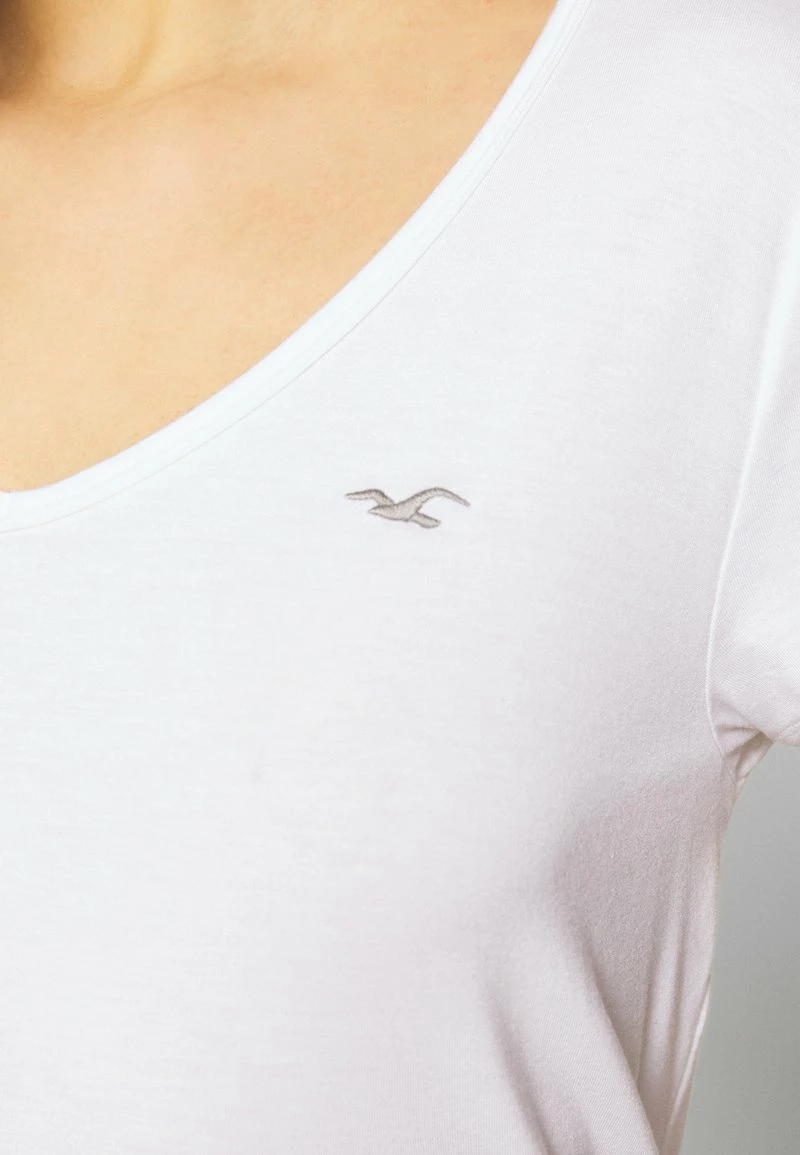 Hollister Co. EASY BASIC 3 PACK - T-Shirt Basic - White/grey/navy | Damen 10 Hollister Co. EASY BASIC 3 PACK - T-Shirt Basic - White/grey/navy | Damen – Bild 8