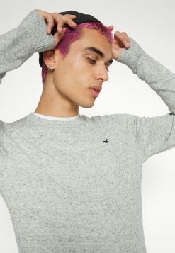Hollister Co. CREW - Strickpullover - Light Grey | Herren -Hollister Co Verkäufe 2022 d328a3fe957b4132afd0f02c46b82ecd