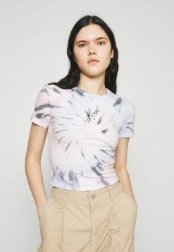 Hollister Co. VINTAGE BABY TEE - T-Shirt Print - Spiral Wash | Damen