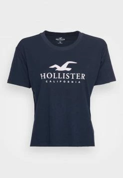 Hollister Co. TIMELESS LOGO - T-Shirt Print - Navy | Damen -Hollister Co Verkäufe 2022 d6dd401999994f7a9552373318454013