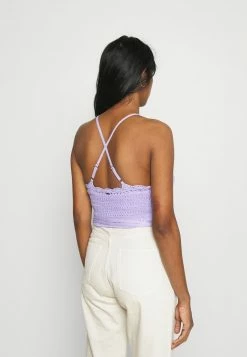 Hollister Co. BARE CROCHET HIGHNECK - Top - Lavender | Damen -Hollister Co Verkäufe 2022 d84021d7dbba42d4b787919b187aea12