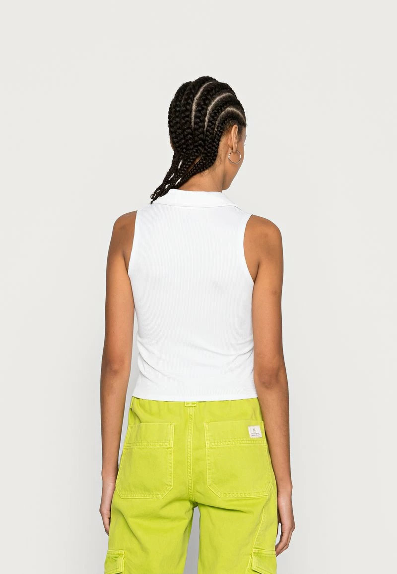Hollister Co. BARE SEAMLESS BARE POLO - Top - Bright White | Damen 5 Hollister Co. BARE SEAMLESS BARE POLO - Top - Bright White | Damen – Bild 3