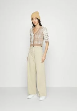 Hollister Co. Strickjacke - Neutral Plaid | Damen -Hollister Co Verkäufe 2022 d9214924f2e74e10ab6a0987612adefd