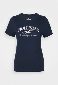 Hollister Co. T-Shirt Print - Navy | Damen -Hollister Co Verkäufe 2022 d96f121c30d343cfb181b5749b1383cb