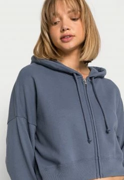 Hollister Co. EASY CROPPED - Sweatjacke - Grisaille | Damen -Hollister Co Verkäufe 2022 dccbae34350b431094003533d54e6414