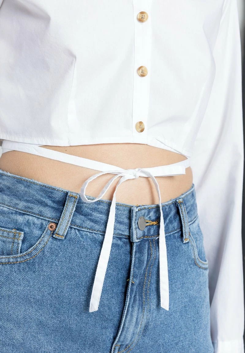 Hollister Co. WRAP AROUND SHIRTING - Hemdbluse - White | Damen 7 Hollister Co. WRAP AROUND SHIRTING - Hemdbluse - White | Damen – Bild 5