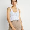 Hollister Co. CINCH CAMI - Top - White | Damen -Hollister Co Verkäufe 2022 decab31210ee4a98a49b26ab5b1006cb