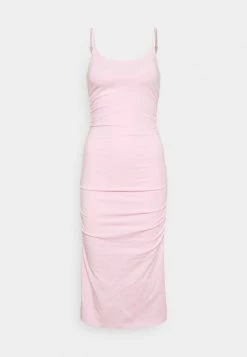 Hollister Co. BARE SLIT MIDI DRESS - Freizeitkleid - Roseate Spoonbill | Damen