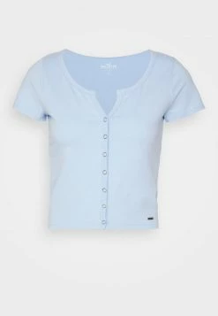 Hollister Co. SIDE UP - T-Shirt Basic - Placid Blue | Damen