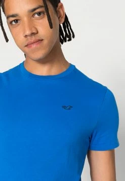 Hollister Co. CREW ICON SOLIDS - T-Shirt Basic - Turq | Herren -Hollister Co Verkäufe 2022 df9f4cd646494897a777609fb7c2f522