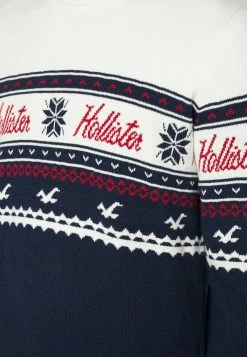 Hollister Co. FAIR ISLE CREW - Strickpullover - Navy Pattern | Herren -Hollister Co Verkäufe 2022 e097e90dbb7349a5a5ed8b14ed685fe0