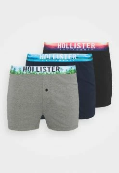 Hollister Co. 3 PACK - Boxershorts - Black/grey/navy | Herren -Hollister Co Verkäufe 2022 e2092581ff7d4047a4b02a69492c5c89
