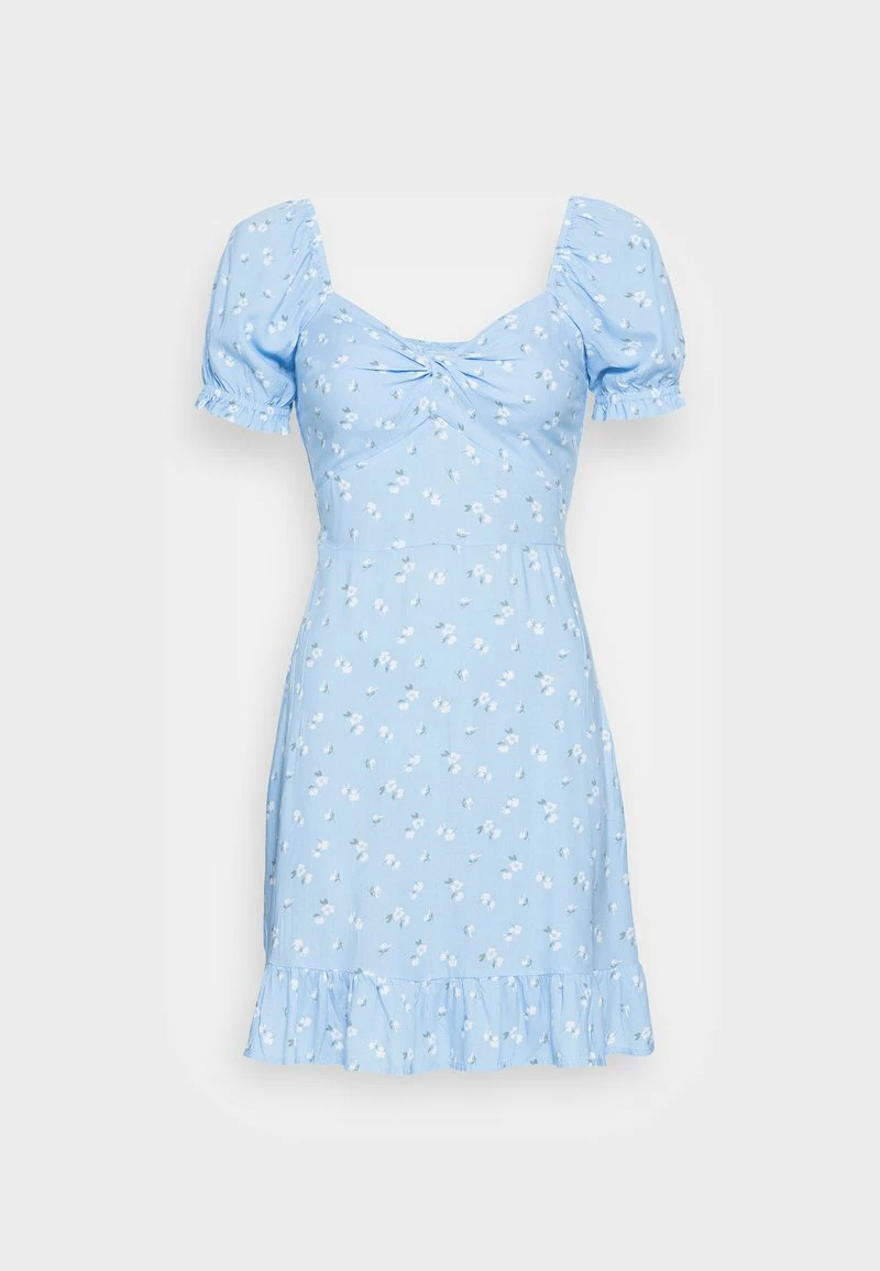 Hollister Co. TWIST SHORT DRESS - Freizeitkleid - Blue Floral | Damen 6 Hollister Co. TWIST SHORT DRESS - Freizeitkleid - Blue Floral | Damen – Bild 4