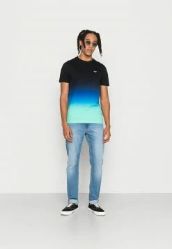 Hollister Co. CREW ICON OMBRE UNISEX - T-Shirt Print - Black/navy/green -Hollister Co Verkäufe 2022 e3fcb7cc988b4ff493eab5fb98521e83