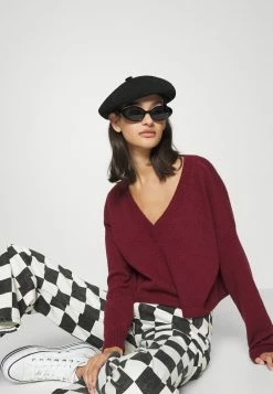 Hollister Co. FABBA V NECK - Strickpullover - Zinfandel | Damen -Hollister Co Verkäufe 2022 e456636a511c4881ae6eea118d56e36c