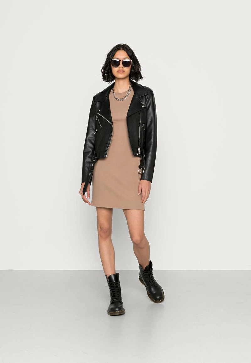 Hollister Co. HIGH NECK EXPOSED SEAM SHORT DRESS - Strickkleid - Brown Solid | Damen 4 Hollister Co. HIGH NECK EXPOSED SEAM SHORT DRESS - Strickkleid - Brown Solid | Damen – Bild 2