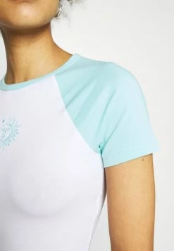 Hollister Co. T-Shirt Print - Aqua Splash | Damen -Hollister Co Verkäufe 2022 e58a2e93a4eb43178ef99ded4529eae5