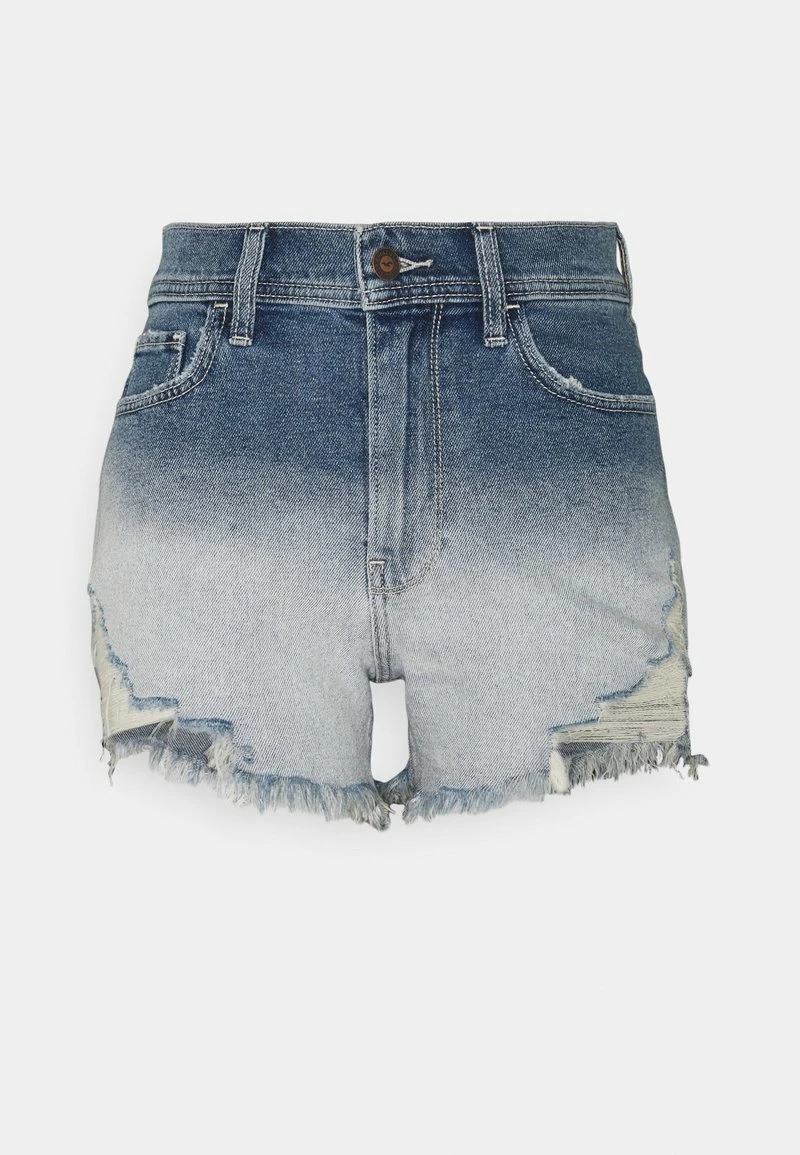 Hollister Co. OMBRE FRAY HEM - Jeans Shorts - Blue Denim | Damen 7 Hollister Co. OMBRE FRAY HEM - Jeans Shorts - Blue Denim | Damen – Bild 5