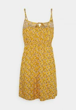 Hollister Co. BARE DRESS - Freizeitkleid - Yellow Floral | Damen -Hollister Co Verkäufe 2022 e603e5f29bee4dd1946500a31dae6b37