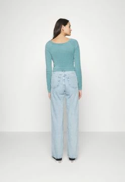 Hollister Co. COSZY WRAP SWEATER - Strickpullover - Smoke Blue | Damen -Hollister Co Verkäufe 2022 e6387ac166a74ddbac4f2a893939c28b