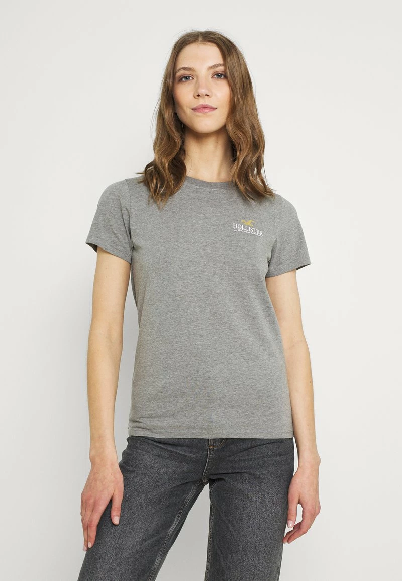 Hollister Co. T-Shirt Basic - Grey | Damen 3 Hollister Co. T-Shirt Basic - Grey | Damen