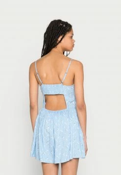 Hollister Co. BEST IS BACK BARE RUCHED BODICE ROMPER - Jumpsuit - Blue | Damen -Hollister Co Verkäufe 2022 e6c3cc89fa984ae9adc9ac0c35c027cf