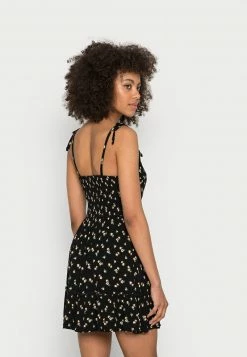 Hollister Co. Freizeitkleid - Black Floral | Damen -Hollister Co Verkäufe 2022 e7934ab849b940ccb855887f10787e81