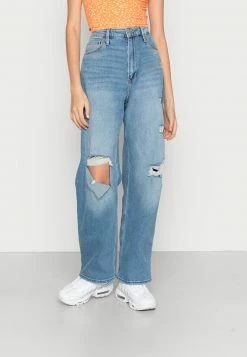 Hollister Co. Jeans Relaxed Fit - Blue Denim | Damen