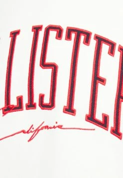 Hollister Co. VARSITY CREW - Sweatshirt - White | Herren -Hollister Co Verkäufe 2022 e897d0d31e6a434fad1fad10322b4e52