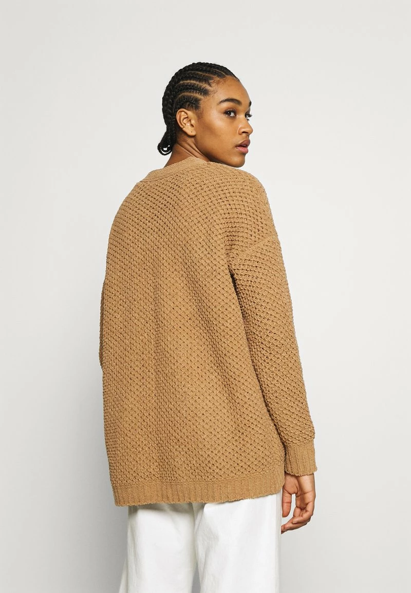 Hollister Co. MATTE CHENIILE CARDI - Strickjacke - Brown | Damen 6 Hollister Co. MATTE CHENIILE CARDI - Strickjacke - Brown | Damen – Bild 4