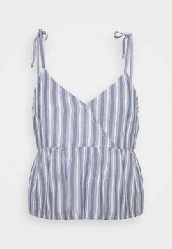 Hollister Co. Top - Blue/white | Damen -Hollister Co Verkäufe 2022 e9e6b12ea20142e1ac57a834a82c0f61