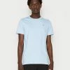 Hollister Co. CREW ICON SOLIDS - T-Shirt Basic - Light Blue | Herren