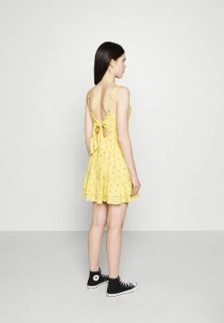 Hollister Co. BARE SHORT DRESS - Freizeitkleid - Yellow | Damen -Hollister Co Verkäufe 2022 ea924418699647b1923b800a3b6a5674