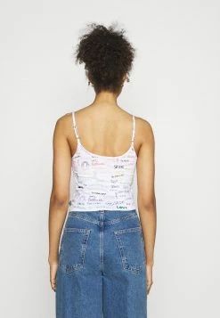 Hollister Co. PRIDE CROP BABY CAMI - Top - White | Damen -Hollister Co Verkäufe 2022 eae7a78251f042ad9ecbfa5e87760144