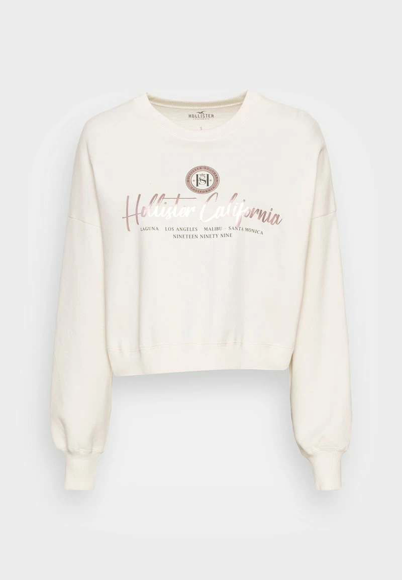 Hollister Co. CYBER DROP CREW - Sweatshirt - Antique White | Damen 6 Hollister Co. CYBER DROP CREW - Sweatshirt - Antique White | Damen – Bild 4
