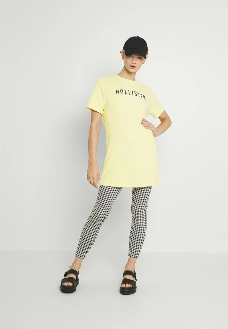 Hollister Co. LOGO DRESS - Jerseykleid - Mellow Yellow | Damen 4 Hollister Co. LOGO DRESS - Jerseykleid - Mellow Yellow | Damen – Bild 2