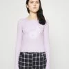 Hollister Co. TREND TEE - Langarmshirt - Purple | Damen -Hollister Co Verkäufe 2022 ecc6f5fe83794b839f54683542af1c7a