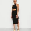 Hollister Co. MIDI DRESS - Freizeitkleid - Black Solid | Damen -Hollister Co Verkäufe 2022 ece6320b0f274d7bac5ed5ec57caf350