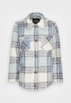 Hollister Co. SHERPA MID LENGTH SHACKET - Übergangsjacke - Blue Plaid | Damen -Hollister Co Verkäufe 2022 eda2706384a546c6bf3696529fce2a0b