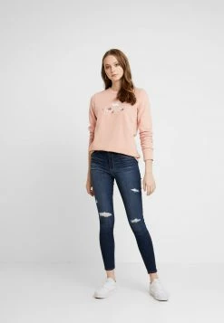 Hollister Co. DESTROY - Jeans Skinny Fit - Dark-blue Denim | Damen -Hollister Co Verkäufe 2022 ee034d6ba90f4f0b8f7554dd08fb605a