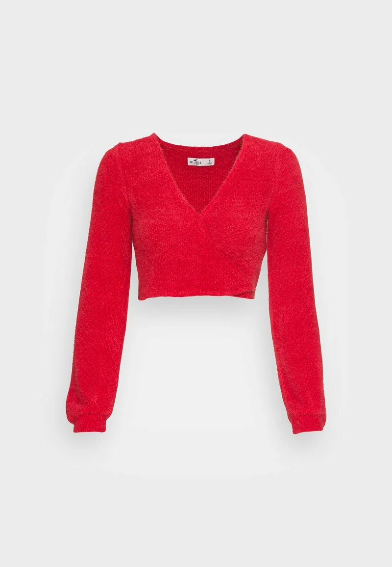Hollister Co. COZY CHENILLE WRAP - Strickpullover - Jester Red | Damen 6 Hollister Co. COZY CHENILLE WRAP - Strickpullover - Jester Red | Damen – Bild 4